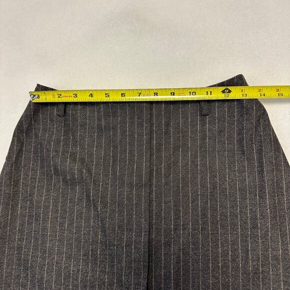 Max Mara Wool A-Line Knee Length Skirt Size 8 US Gray Classic Academia Career - Picture 4 of 12